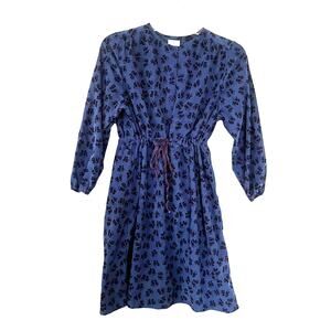 Violeta E Frederico girls floral fine corduroy long sleeve dress size 10 NWT